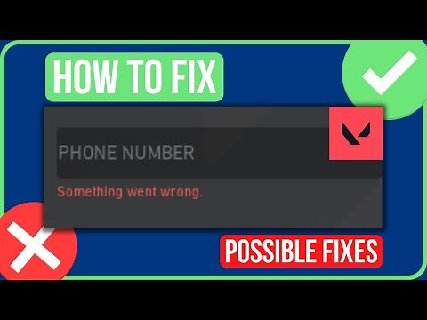 SOMETHING WENT WRONG VALORANT PREMIER (Quick & Easy) | Valorant Phone Verification