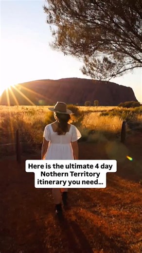 Comment ROCK and we’ll send you our free 4 day Uluru guide and itinerary 🇦🇺🦘 (📌 Save this itinerary for your next Uluru trip!) We just spent the last week exploring Australia’s Red Centre and let us tell you, it is well worth the trip to the desert. 4 days is the perfect amount of time to experience Uluru’s magic ✨ Here are our must do experiences 👇🏼 🥾 Uluru Base Walk 🚁 Sunset Helicopter flight ☀️ Sunrise & sunset at the Uluru view spots 🌅 Sunset at The Olgas 🍽️ Field of light dinner �