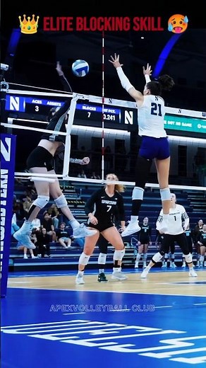 🏐 Elite Blocking Skills | The Perfect Volleyball Block! 🔥 #viral #volleyball #sports