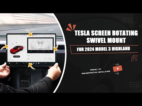 Tesla 2024 Model 3 Highland Screen Rotating Swivel Mount