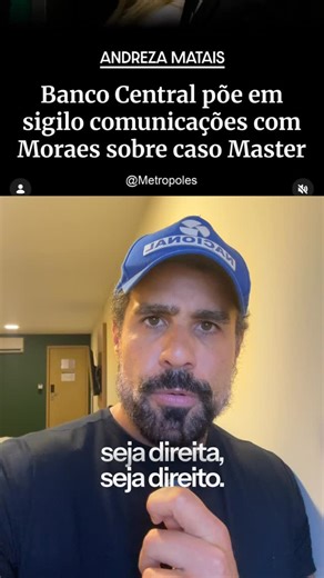 Marcelo Rennó on Instagram: "Banco Master, TCU e Banco Central: Um sistema unido enquanto a direita racha. Fontes: @cnnbrasil @portalg1 @metropoles"