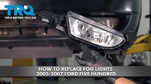 How to Replace Fog Lights 2005-2007 Ford Five Hundred