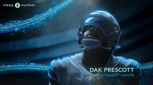 We're proud to be the Official Sleep Wellness Partner of the NFL. 🏈 Check out our newest campaign featuring Dallas Cowboys Quarterback Dak Prescott! | Sleep Number