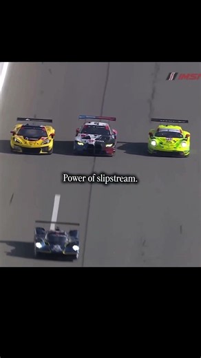 Slipstream = FREE SPEED at Daytona 💨🔥 #carracing #automobile