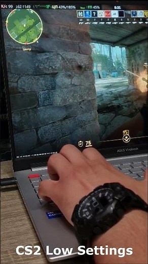 CS2 on ASUS VivoBook Pro RTX 3050 🎯 | Can This Laptop Handle Competitive Gaming?