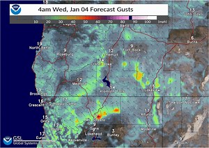 Here is a look at the timing of strong winds across the region Wednesday and Thursday. Continue to monitor the forecast for the latest information at www.weather.gov/medford | US National Weather Service Medford Oregon