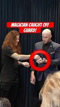 Advanced sleight of hand nearly fails! #magicshow #improv #crowdwork