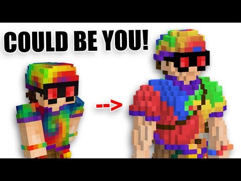 Turning your Minecraft skins Into 4D Miner skins (LIVE)