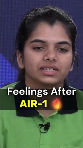 Finally the dream came true | NEET Topper Tanishka's reaction 🫨| #neetshorts #youtubeshorts