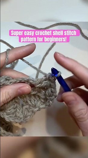 New super easy crochet shell stitch tutorial is out!