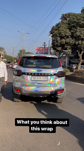 2NDHAND LUXURY™ on Instagram: "Endeavour with unique wrap🙌 . . . #endeavour #ford #fordendeavour #suv #car #india"