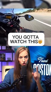 This motorcycle wipe out is CRAZY. But watch till the end 👀 | Traci Coston