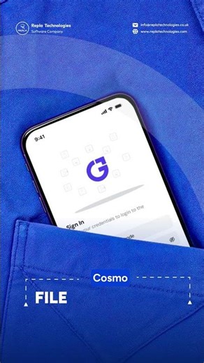 Cosmo File Sharing App 📂 #FileSharing #CloudApp #MobileApp #Repla