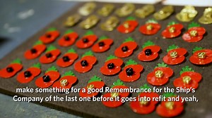 A sailor from HMS Sutherland has turned weapons of war into hundreds of poppies of peace to help veterans during Remembrance. Over the past three months, Petty Officer Andy Kirkaldy has made use of all his spare time aboard the Plymouth-based frigate to craft unique poppies for his shipmates – raising money for the Royal British Legion in the process. | HM Naval Base Devonport