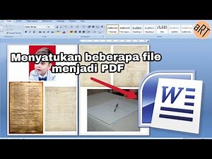 Cara menyatukan file menjadi PDF di Microsoft Word || Simple (aRT.C)