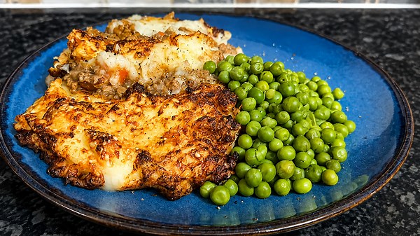 Classic cottage pie made for cozy comfort meals
