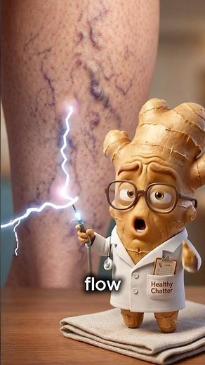This Ginger Trick Actually Removes Spider Veins #shorts #wellness
