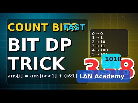 LC 338 — Counting Bits (C++ Bit DP)