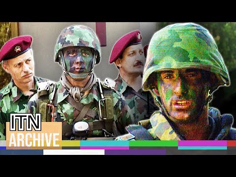 Soldiers of Yugoslav Army in Combat Training | Bosnian War | Yugoslav Wars Footage (1993)