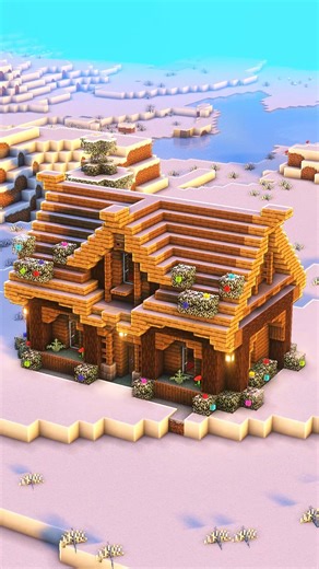 37K views · 779 reactions | Minecraft Christmas House  #minecraft #minecraftbuilding #minecraftt | Traveler シ | Facebook