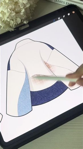 Clothing Mockups & Procreate Brushes for Fashion Design - Link in Bio