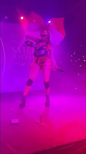 Metal Grinder girl LIVE in Las Vegas