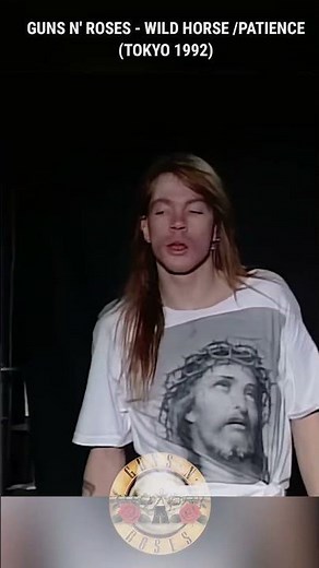🔫 GUNS N' ROSES🌹- PATIENCE (Live TOKYO 1992) #gunsnroses #lyrics #rock #music #concert