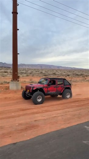 When your Jeep Wrangler identifies as a trophy truck. | Lite Brite Nation
