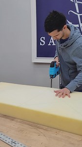 The Sailrite Blade Foam Saw features dual blades for smooth cuts everytime! | Sailrite