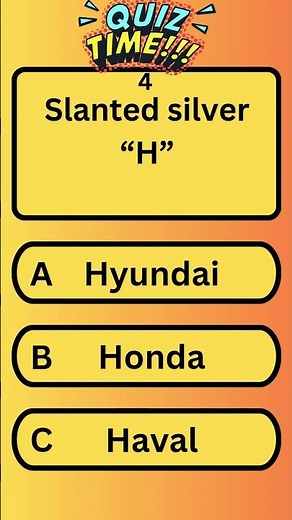 Guess the Car – Logo Trivia with Multiple Choice