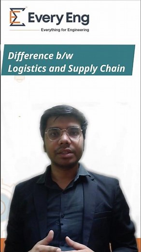 Difference between supply chain and logistics management? #supplychain #engineering #mechanical