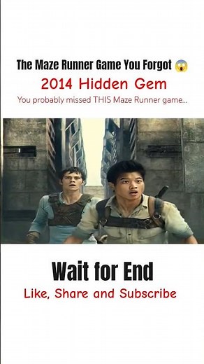 The Maze Runner Game You Forgot 😱 | 2014 Hidden Gem #mazerunner