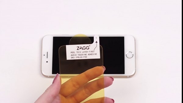 ZAGG Glass+ Screen Protector for iPhone 8/7/ 6s/ 6 – Extreme Impact & Scratch Protection – Easy to Apply – InvisibleShield - Seamless Touch Sensitivity