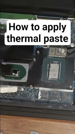How to apply thermal paste #laptop #thermalpaste ##pcgaming #pcgaming