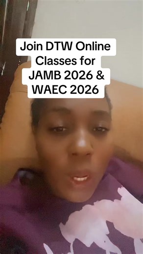 Join DTW Online Classes for JAMB 2026 & WAEC 2026 #JAMB2026 #JAMB #waec2026 #dtwtutorials #waec | Math & Science Classes by DTW Tutorials