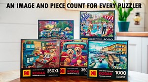 RoseArt - Kodak Premium - Brandon's Bookstore - 3000 Piece Jigsaw Puzzle for Adults