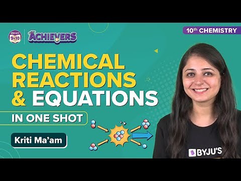 Chemical Reactions and Equations Class 10 Science (Chemistry) One Shot Concepts+MCQs | CBSE Class 10