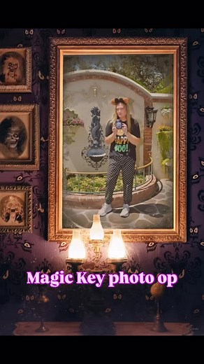 There’s a new exclusive Magic Key photo op spot near the Haunted Mansion! #magickey #hauntedmansion | Magical Tour Guide