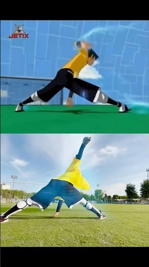 Galactik Football IRL🔥🔥🔥#galactikfootball #irl #soccer #childhood #jetix #nostalgia #motivation