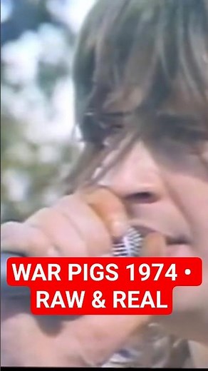 War Pigs (Live 1974) | Black Sabbath’s Timeless Anti-War Masterpiece