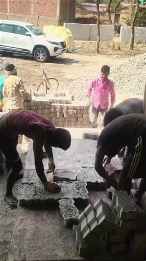 Step by Step Material Stacking in Yard | Proper Paver Block Stocking Method