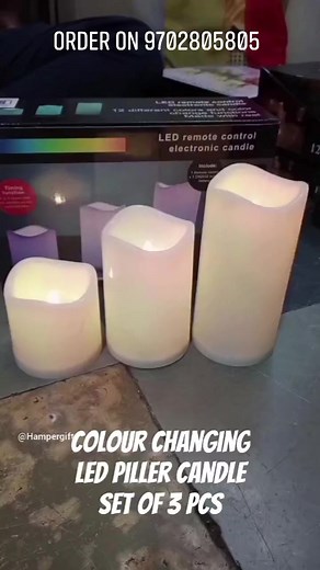 2.8K views · 18 shares | COLOUR CHANGING LED LIGHT SET OF 3 PCS | HAMPERGIFT | Facebook