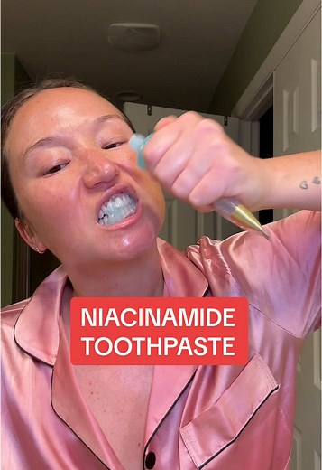 DITCHING REGULAR TOOTHPASTE FOR GOOD #toothpaste #niacinamide #whitening #teethwhitening #oralhealth #oralcare #oralcareroutine #bodyaccel #tiktokshopfind #tiktokshopspringsale