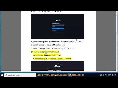 Fix Disney Plus Error Code 6