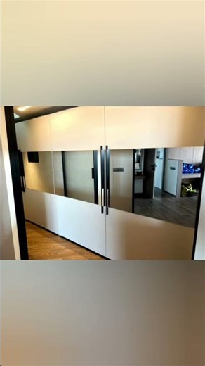 Modern Wardrob Fluted Glass Profile Shutter Wooden Fluted Shutter Interior Design 2025 Ideas#home