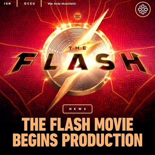 46K views · 282 shares | The Flash director Andy Muschietti announced on Instagram that the film's production has officially begun, and revealed the film's official logo to celebrate. | IGN | Facebook
