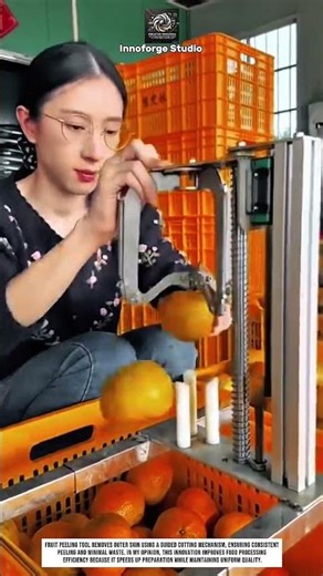 Fruit Peeling Tool Innovation for Efficient Skin Removal and Processing
