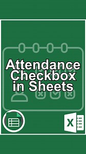 1.2M views · 7.6K reactions | Attendance Checkbox in Sheets #cheatsheets #excel #exceltips #googlesheets #spreadsheet #tutorial | CheatSheets | Facebook