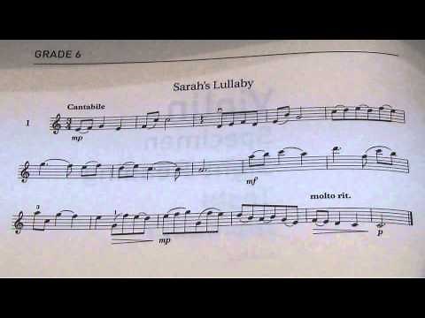 Violin Grade 6 Sight Reading No 1 Cantabile
