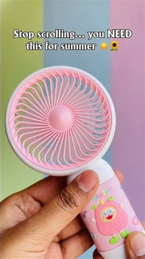 Best 2-in-1 Portable Handheld Fan Unboxing & Review | Mobile Stand Feature!